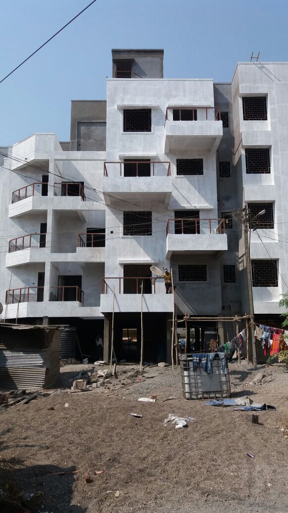 Facade progress on apartment work