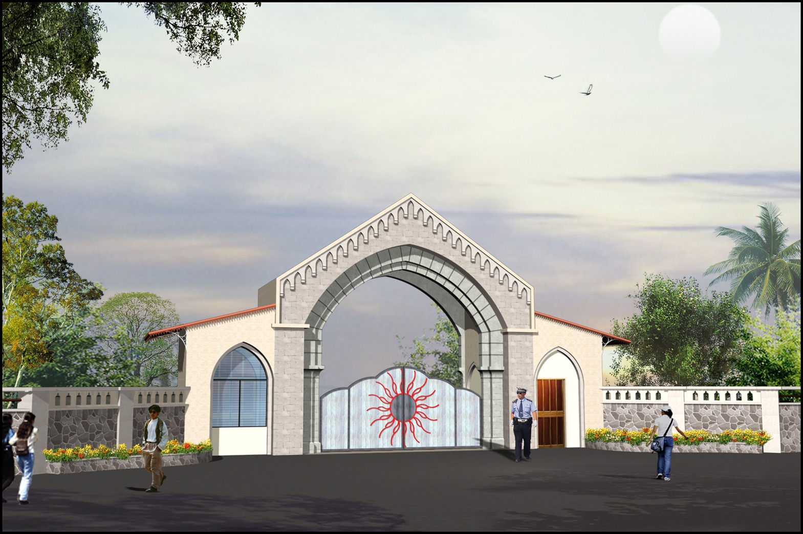 Entrance design visual