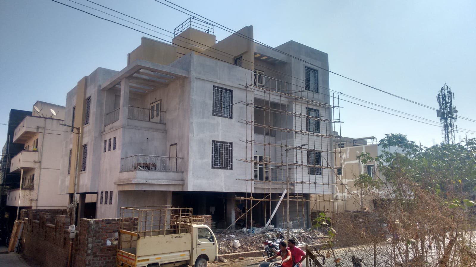 Completed site frontage